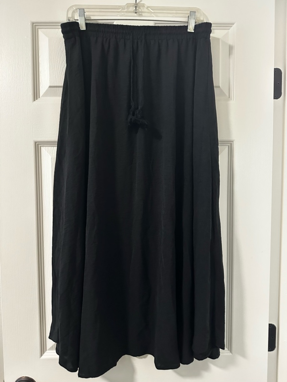 Zeagoo Womens Flowy Pleated Skirts A Line Elastic High Waisted Midi Skirt